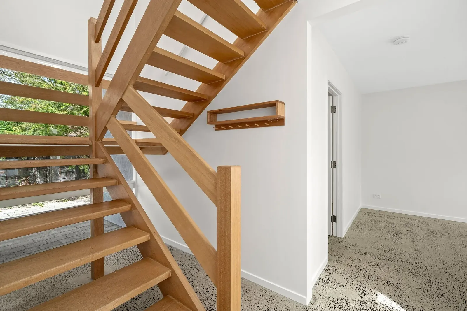 Interior staircase, Hotham Street Beaumaris — Eco Building Design